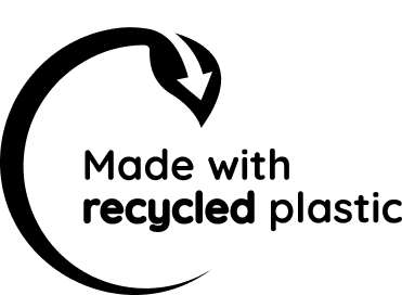 Made with recycled plastic - Icon